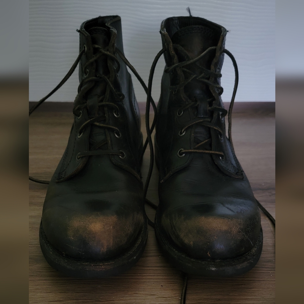 Frye Distressed Brown Leather Boots